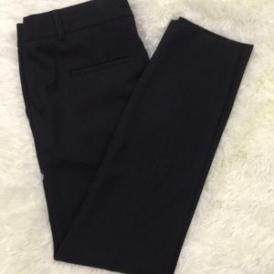 Express black skinny leg slacks.